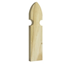 [101218] PICKET 75 x 25 x  900mm H3 PG GOTHIC