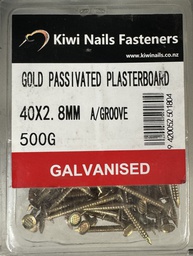 [110496] NAIL 500g  40 x 2.80mm GOLD GIB