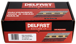 [FN-JDN75RG-1000] DELFAST DH R/SHANK 75 x 3.15mm GALV 1000